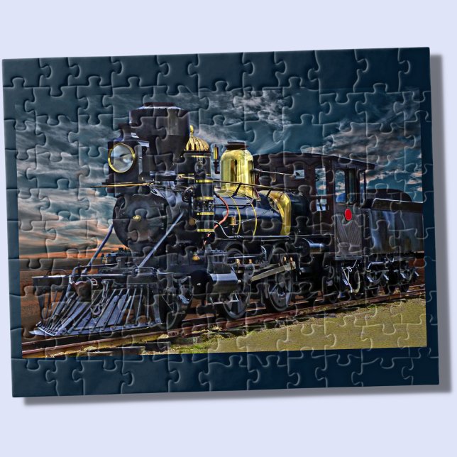Dampfzug Motor Lokomotive Eisenbahn Eisenbahn Ji Puzzle (Von Creator hochgeladen)