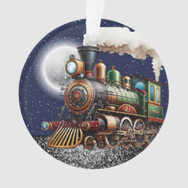 Dampfzug Motor Ornament