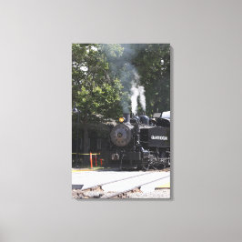 Dampfzug Motor Train Canvas Print Leinwanddruck
