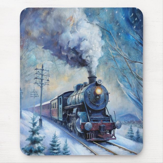 Dampfzug Mousepad (Vorne)