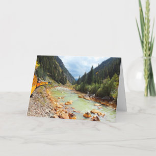 Dampfzug nach Durango Feiertagskarte