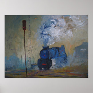 Dampfzug Poster
