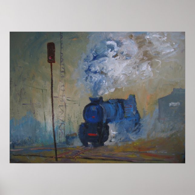 Dampfzug Poster (Vorne)