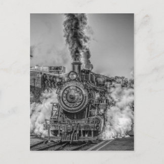 Dampfzug Postkarte