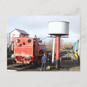 DAMPFZUG POSTKARTE