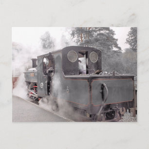 DAMPFZUG POSTKARTE