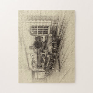 Dampfzug Puzzle
