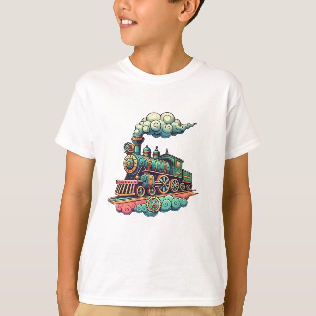 Dampfzug T-Shirt (Vorderseite)