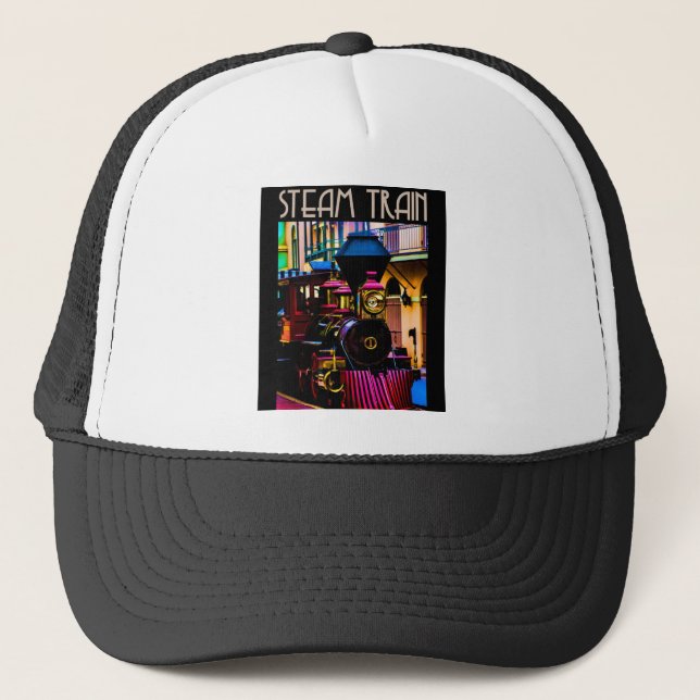 Dampfzug Trucker Hat Truckerkappe (Vorderseite)