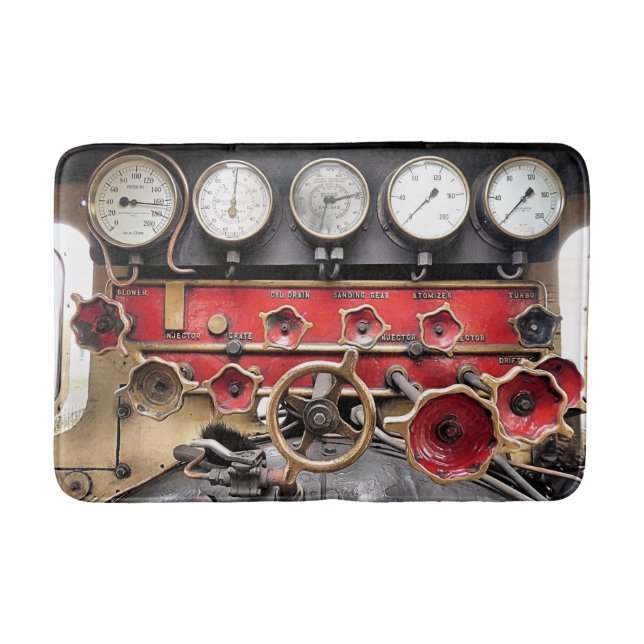 DAMPFZÜGE BADEMATTE (Vorderseite)