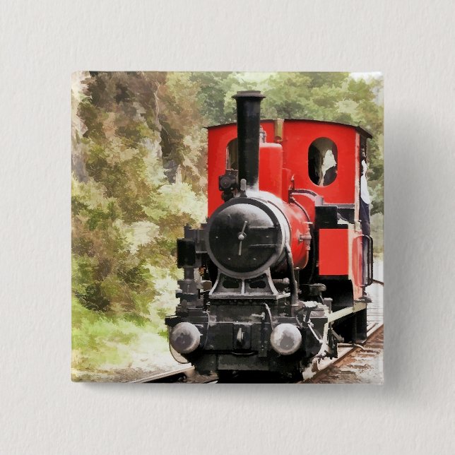 DAMPFZÜGE BUTTON (Vorderseite)