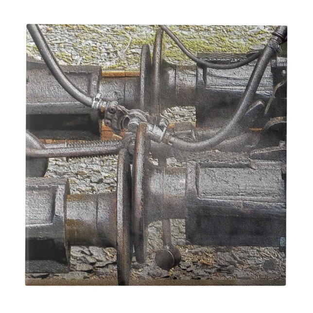 DAMPFZÜGE FLIESE (Vorderseite)