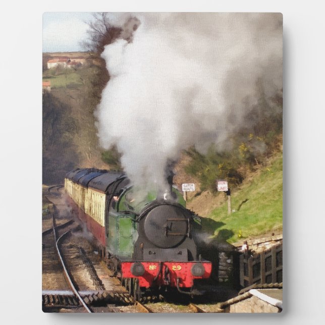 DAMPFZÜGE FOTOPLATTE (Vorderseite)