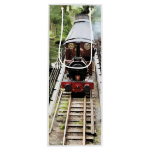 DAMPFZÜGE GESCHENKTÜTE FÜR WEINFLASCHEN