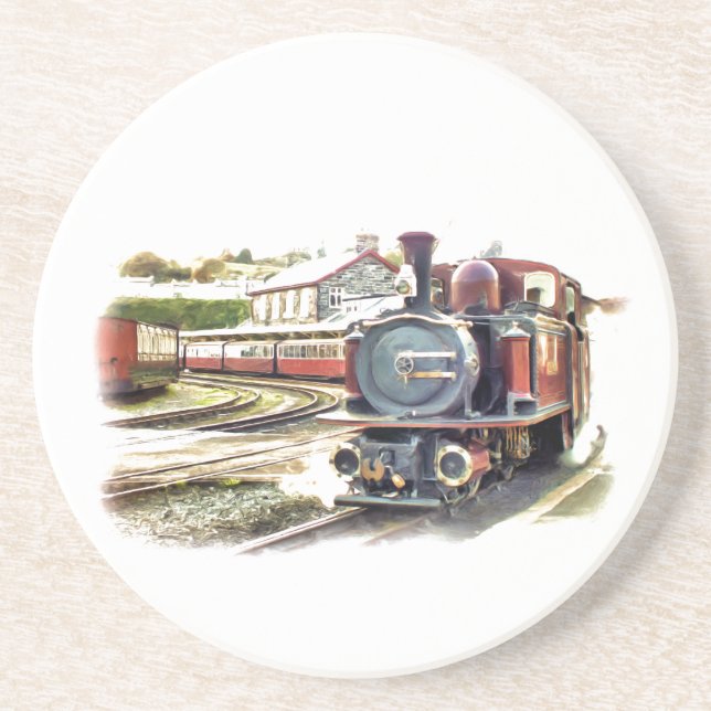 DAMPFZÜGE GETRÄNKEUNTERSETZER (Vorne)