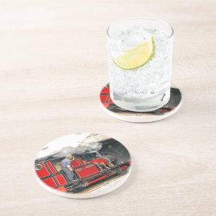 DAMPFZÜGE GETRÄNKEUNTERSETZER