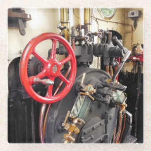 DAMPFZÜGE GLASUNTERSETZER