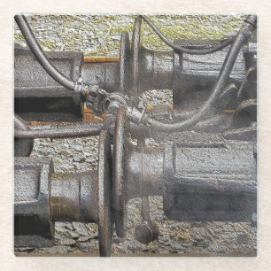 DAMPFZÜGE GLASUNTERSETZER