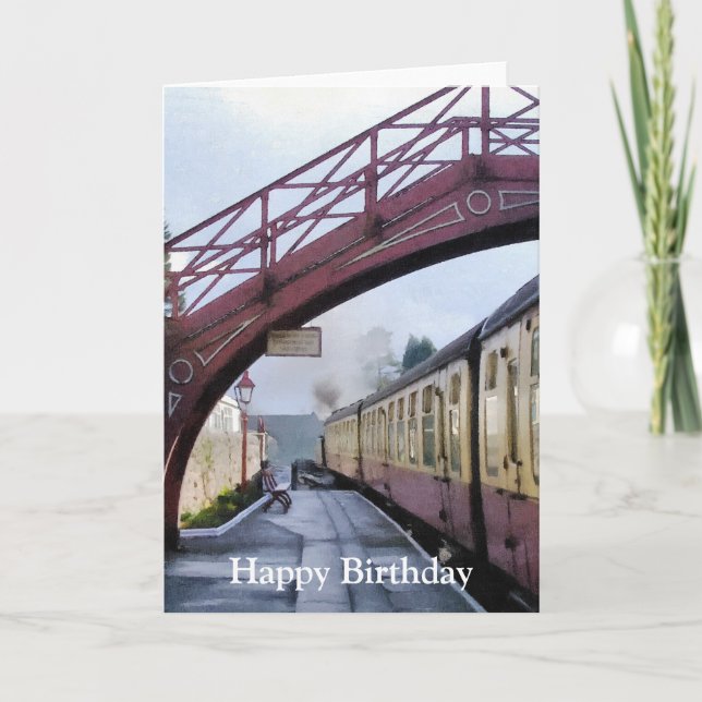 DAMPFZÜGE KARTE (Vorderseite)