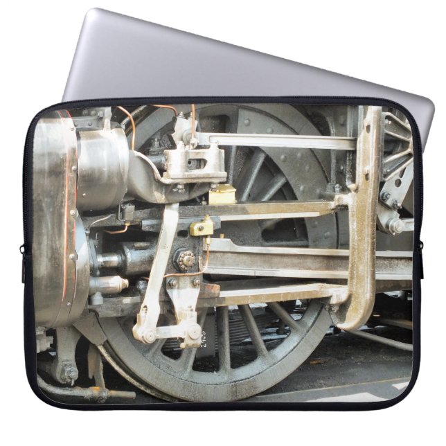 DAMPFZÜGE LAPTOPSCHUTZHÜLLE (Vorderseite)