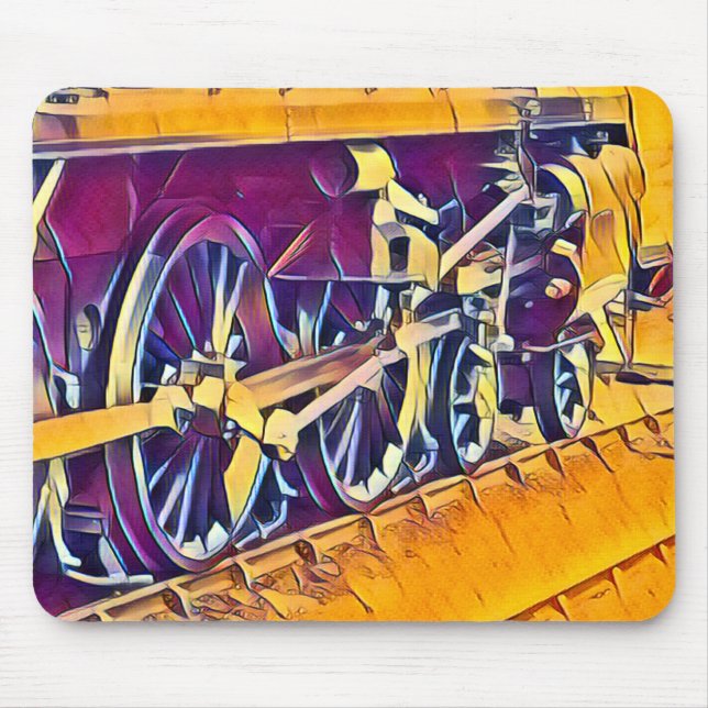 DAMPFZÜGE MOUSEPAD (Vorne)