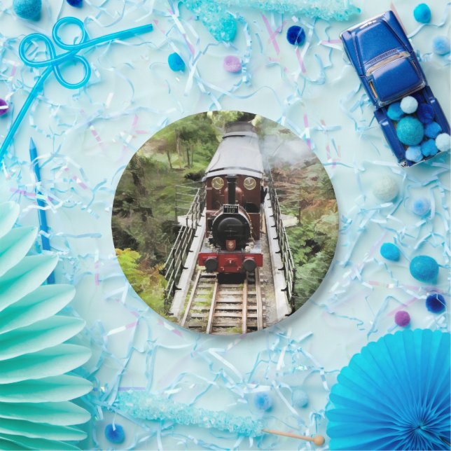 DAMPFZÜGE PAPPTELLER (Party)