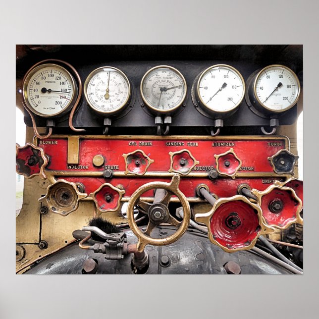 DAMPFZÜGE POSTER (Vorne)