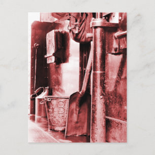 DAMPFZÜGE POSTKARTE