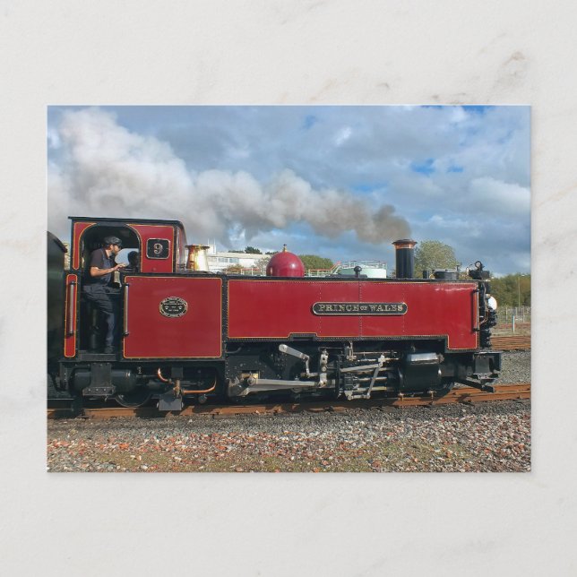 DAMPFZÜGE POSTKARTE (Vorderseite)