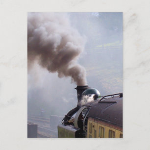 DAMPFZÜGE POSTKARTE