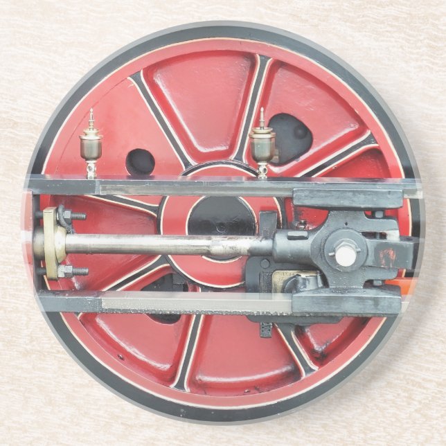 DAMPFZÜGE SANDSTEIN UNTERSETZER (Vorne)