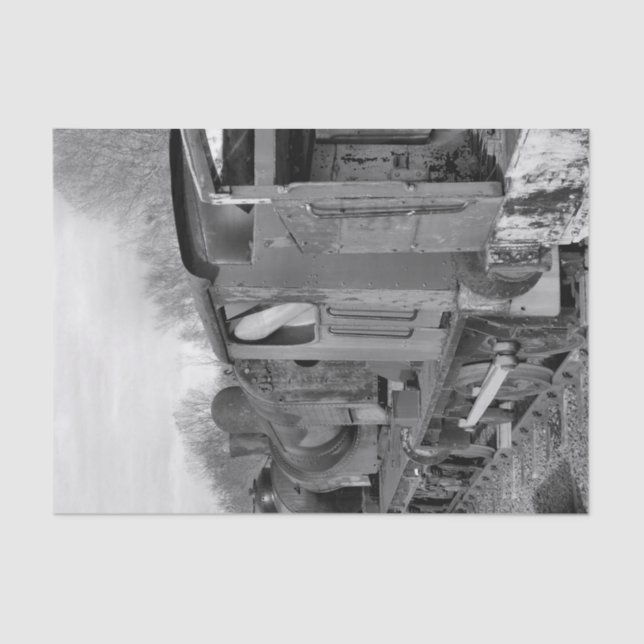 DAMPFZÜGE SEIDENPAPIER (Vorderseite)