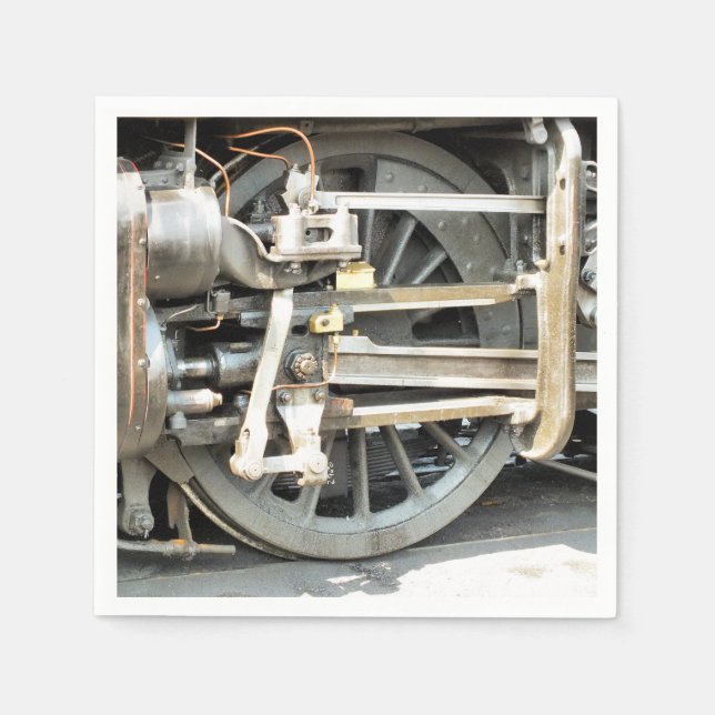 DAMPFZÜGE SERVIETTE (Vorderseite)