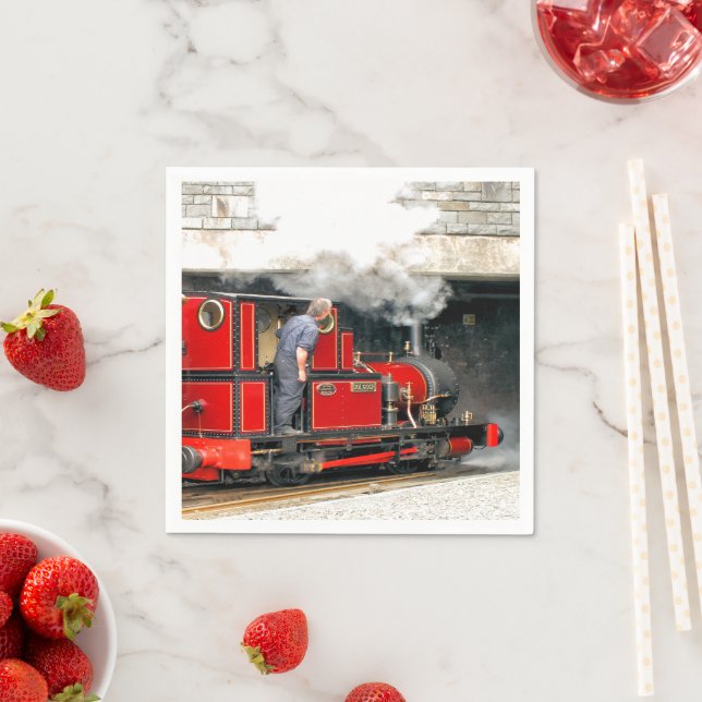 DAMPFZÜGE SERVIETTE (Beispiel)