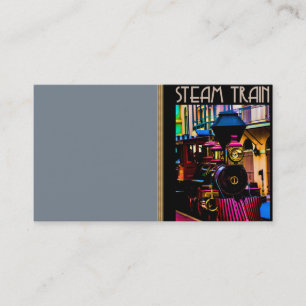 Dampfzugkarte Visitenkarte