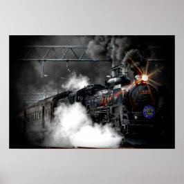 Dampfzuglokomotive Poster