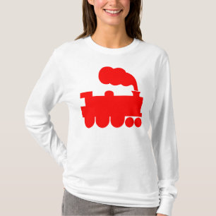 Dampfzugsymbol - rot T-Shirt