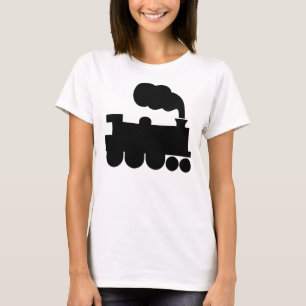 Dampfzugsymbol - Schwarz T-Shirt