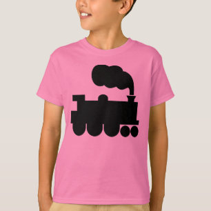 Dampfzugsymbol - Schwarz T-Shirt