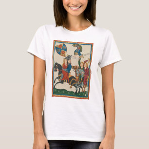 Damsel in Not, mittelalterliche Kunst des 14. Jahr T-Shirt