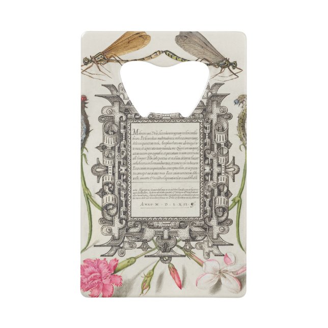 Damselflies, Raupen, Narbe und Dichter Geldbeutel Flaschenöffner (Vorderseite)