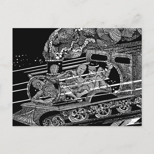 DAMTRAG POSTKARTE (Vorderseite)