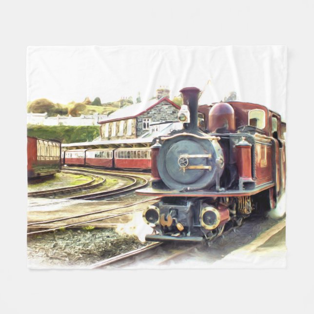 DAMTRAIN Fleece Blanket (Vorderseite (Horizontal))