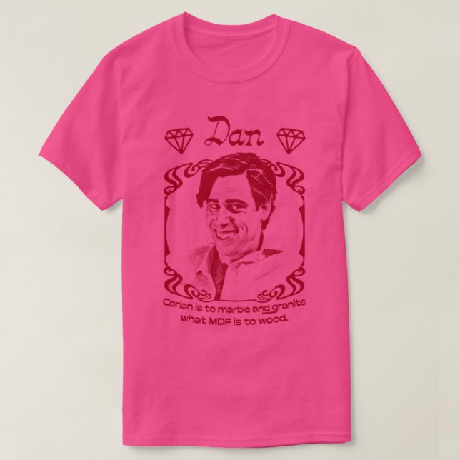 Dan Alan Partridge Quotendesign T-Shirt (Design vorne)
