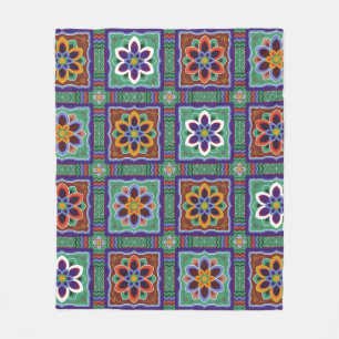 Dan-cheong. Koreanischer Traditioneller Tempel art Fleecedecke