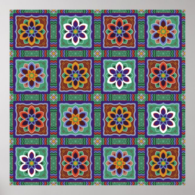 Dan-cheong. Koreanischer Traditioneller Tempel art Poster (Vorne)