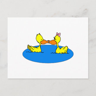 Dan & Din Duck Postkarte