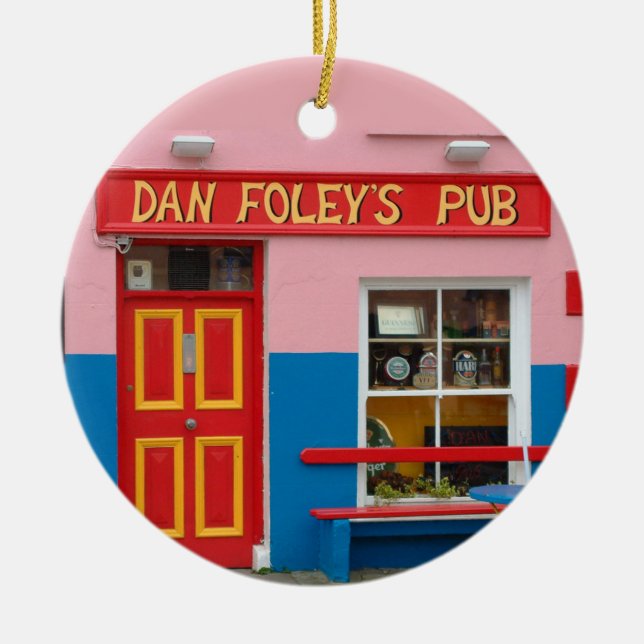 Dan Foley's Pub, Irland Keramikornament (Vorne)