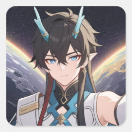 Dan Heng HSR Quadratischer Aufkleber