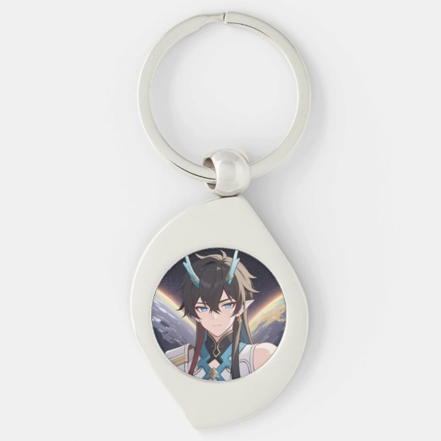 Dan Heng HSR Schlüsselanhänger (Vorderseite)